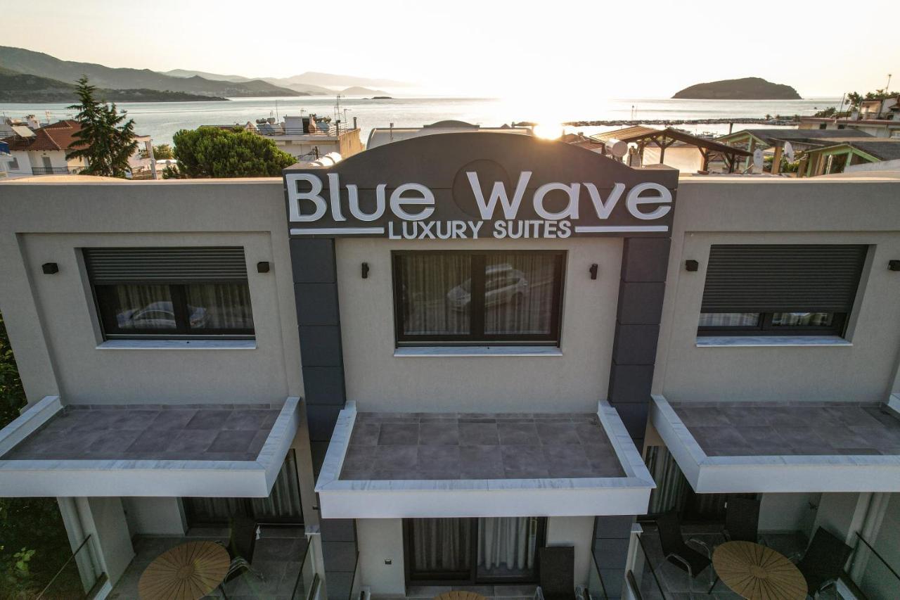 Blue Wave Luxury Suites Nea Iraklitsa Kültér fotó
